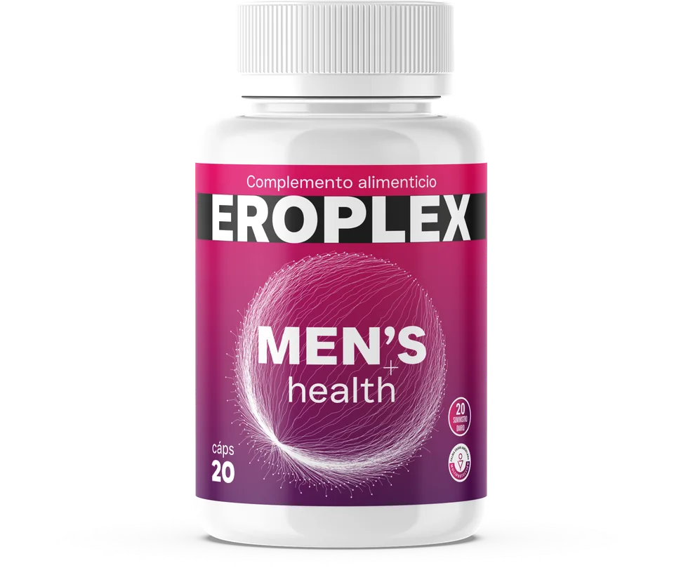 Eroplex Costa Rica: frasco Men's Health con 20 cápsulas para la próstata y la vitalidad