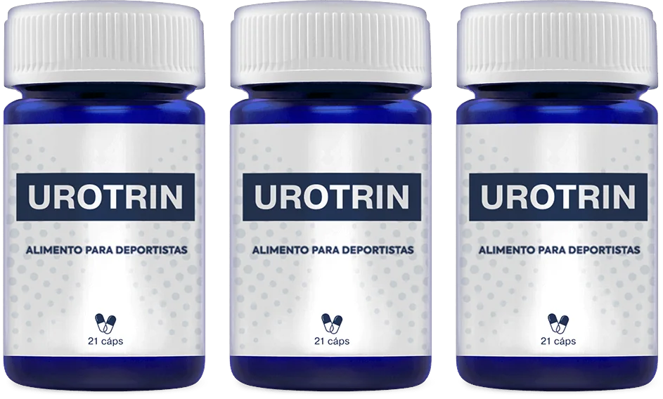 Urotrin Chile: frascos azules de cápsulas para la próstata y el confort urinario