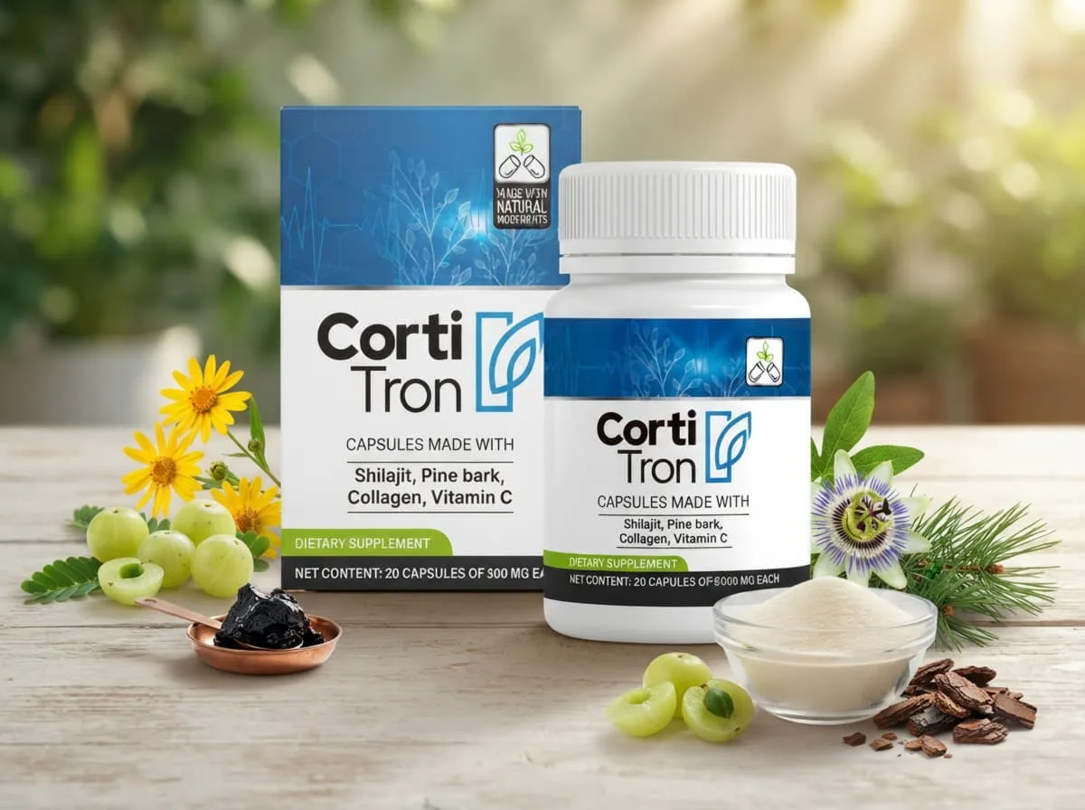 Shilajit and collagen — key ingredients inside CortiTron