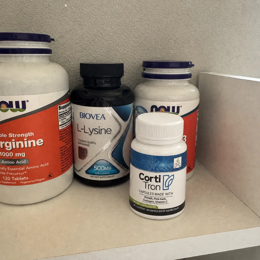 CortiTron bottle on a shelf