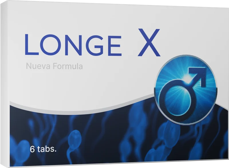 Caja de Longe X Nueva Fórmula con 6 tabletas