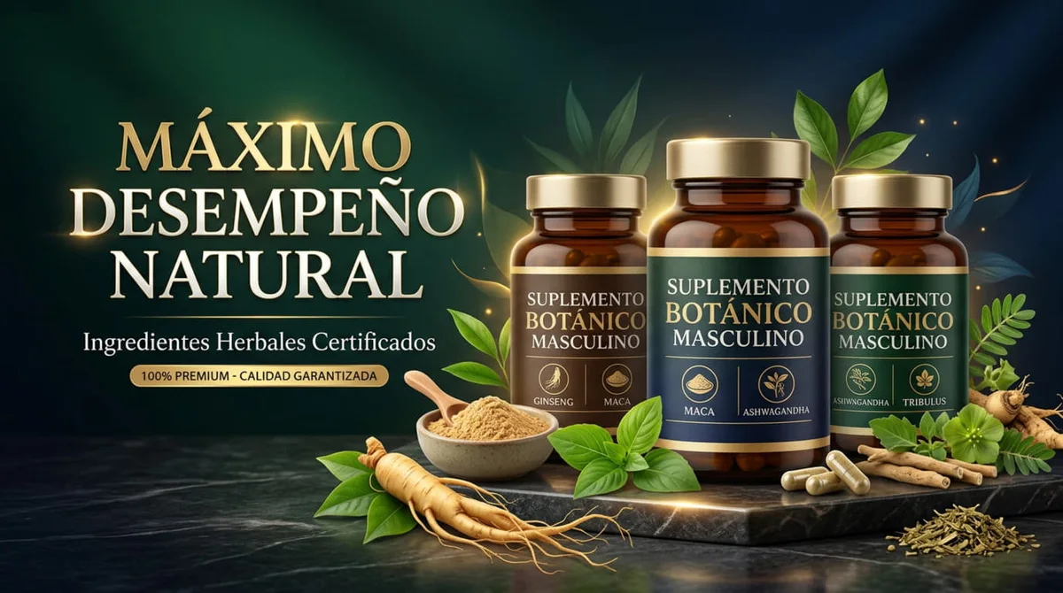 Suplementos naturales para la potencia y vitalidad masculina