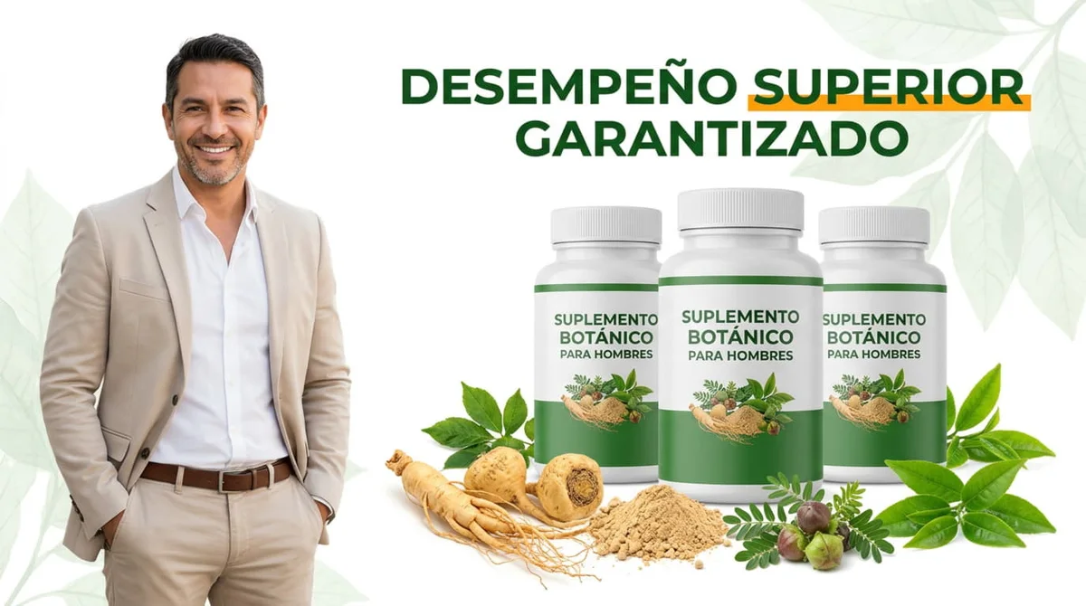 Maca, ginseng y adaptógenos para hombres