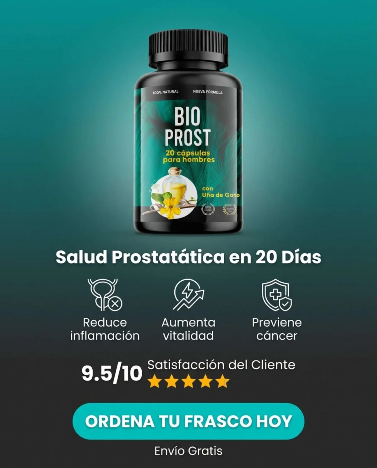 Cómo actúa BioProst — mecanismos de acción para la salud prostática