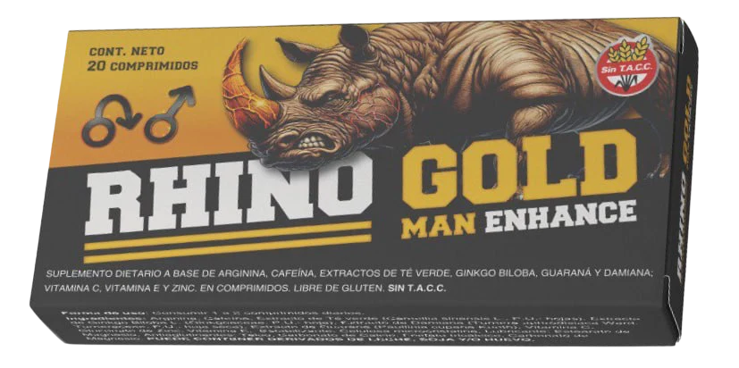 Rhino Gold tabletas para vitalidad masculina — Argentina