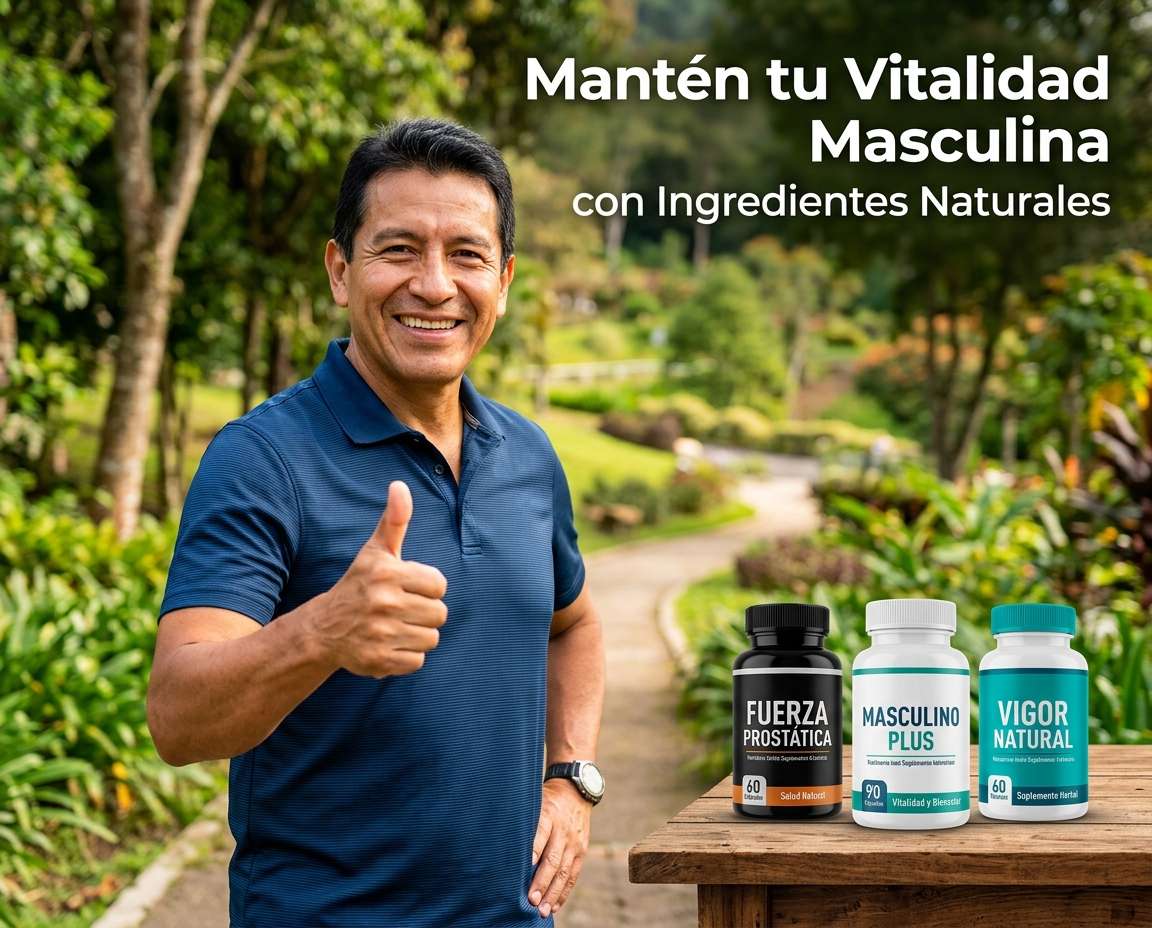 Hombre maduro activo y saludable — bienestar masculino integral después de los 40